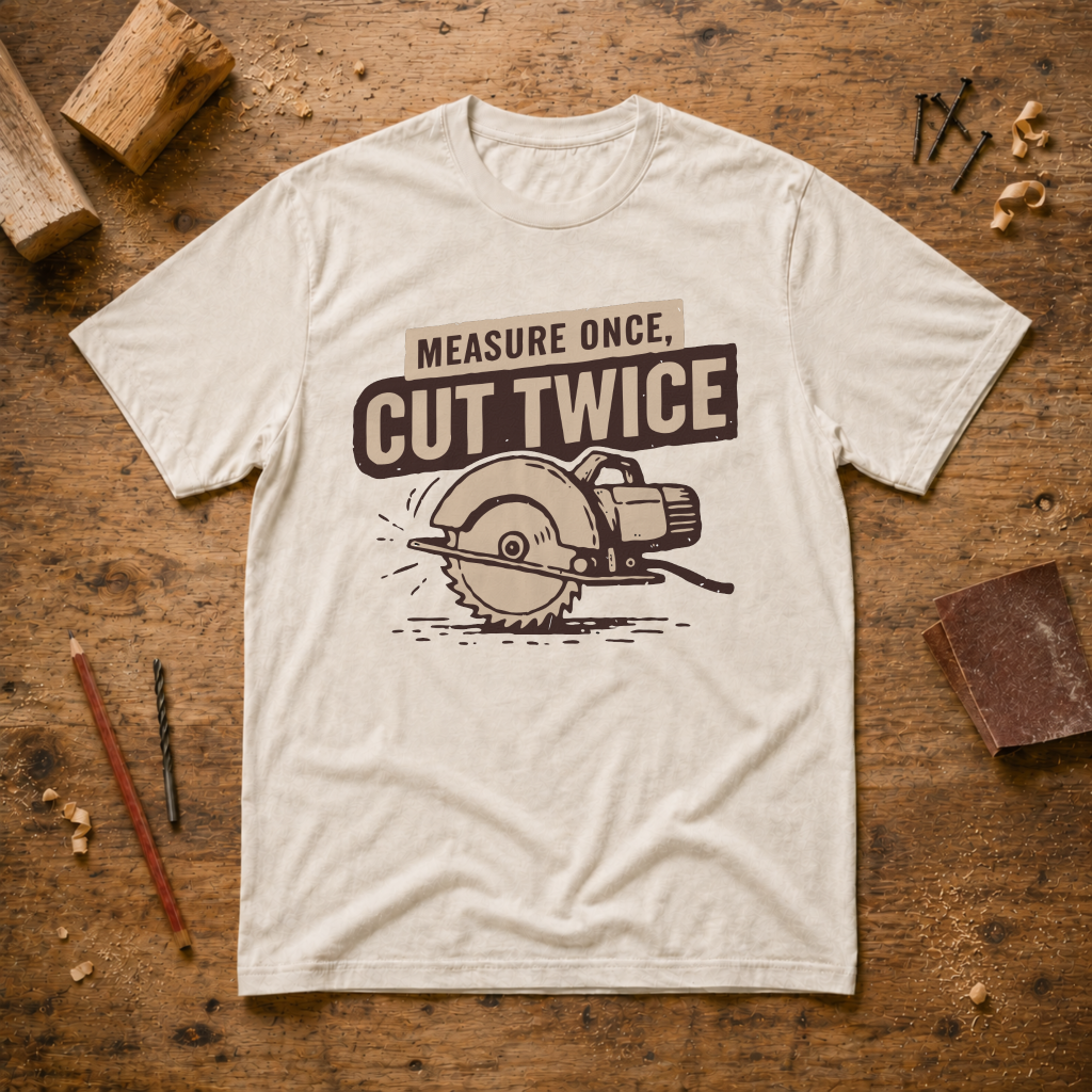 Measure Once Cut Twice T-Shirt
