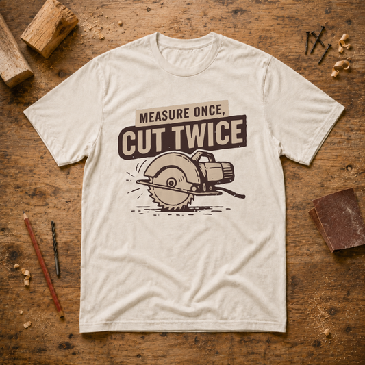 Measure Once Cut Twice T-Shirt