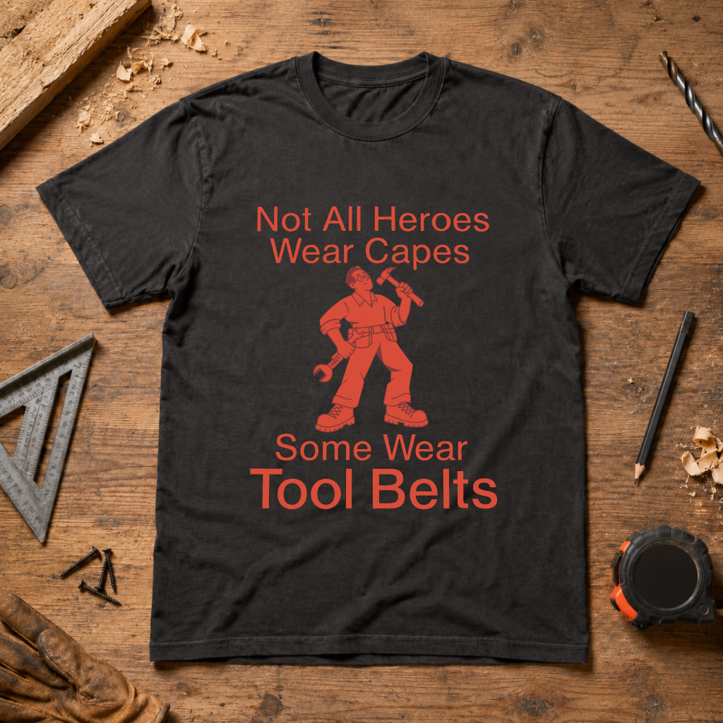 Not All Heroes Wear Capes Some Wear Tool Belts
